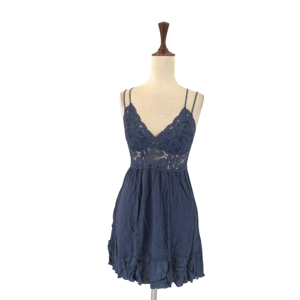 PINK by Victoria's Secret Blue Crochet Dress | Brand New |
