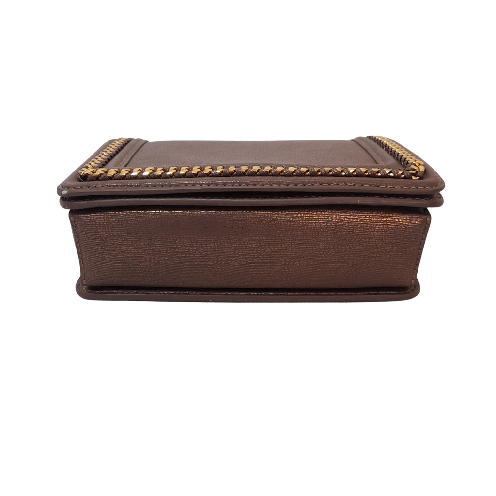 Charles & Keith Bronze and Gold Chain Crossbody Bag | Brand New |
