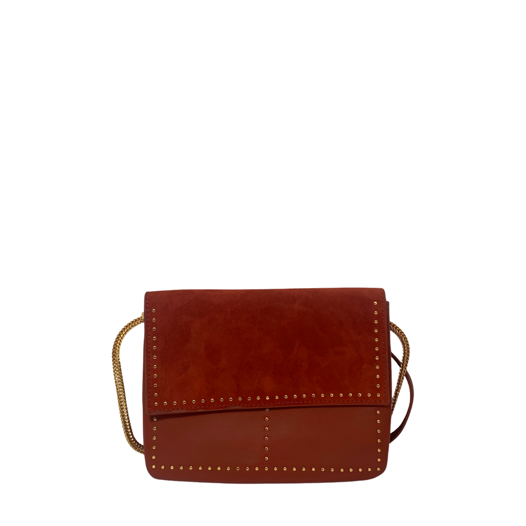 Charles & Keith Rust Convertible Clutch | Gently Used |