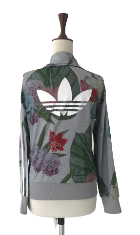Adidas Floral Bomber Jacket | Like New |