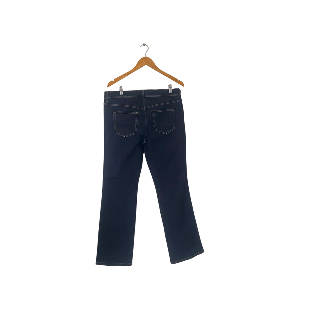 Next Dark Blue Mid-rise Bootcut Jeans | Brand New |