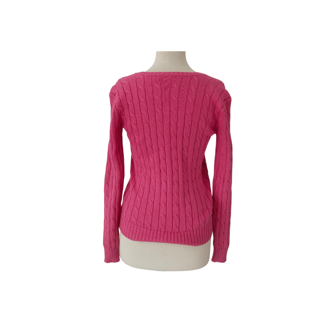 Ralph Lauren Pink Polo Cotton Sweater | Gently Used |