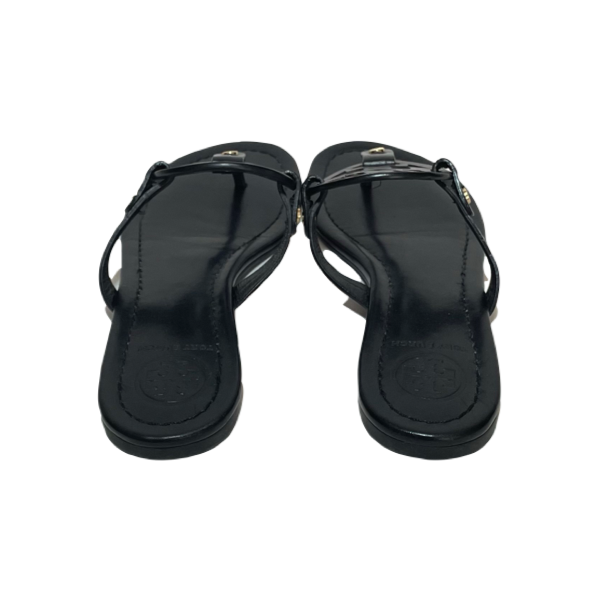 Tory Burch Black Leather ' Miller' Sandals | Gently Used | | Secret Stash