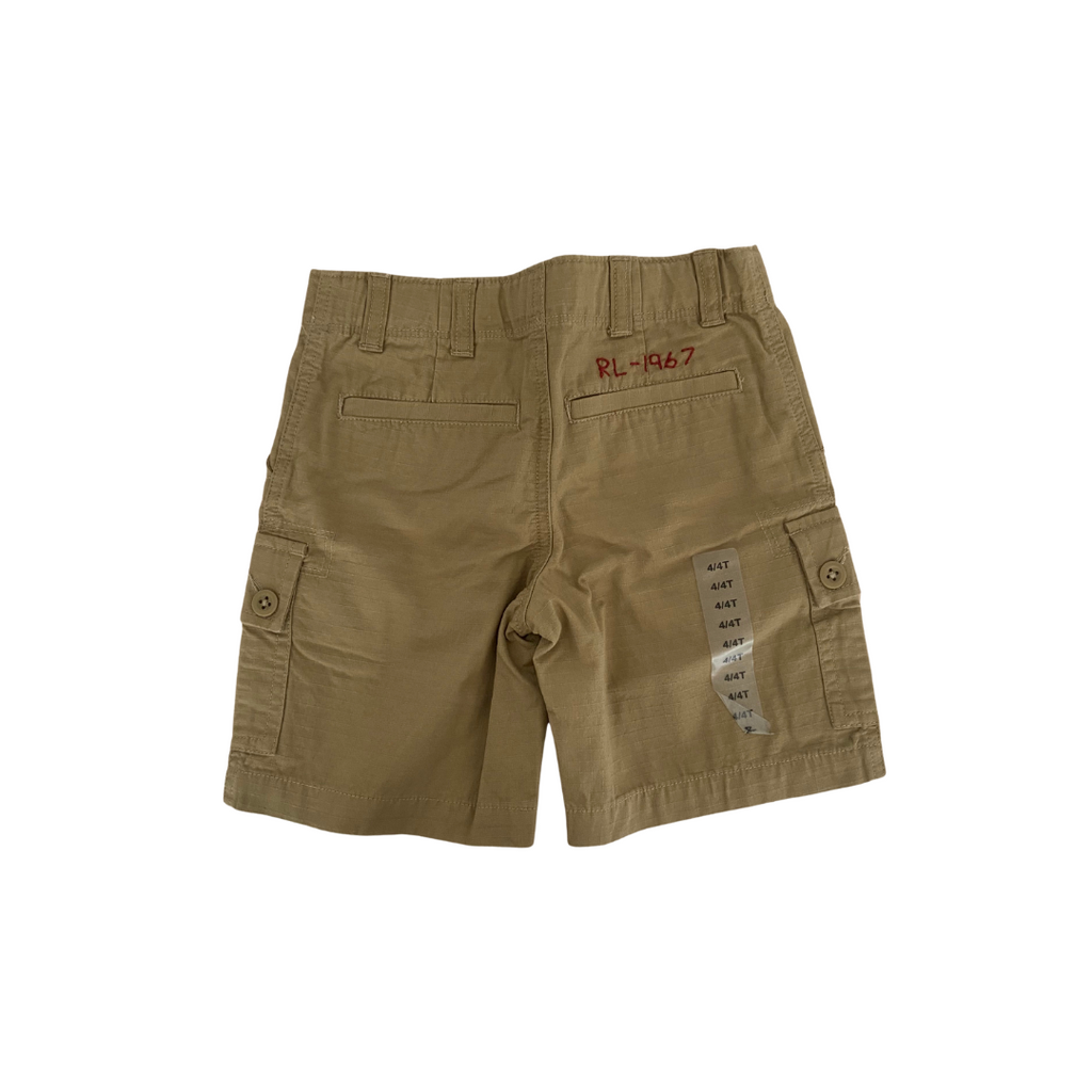 Ralph Lauren Khaki Side Pocket Shorts (4 Years) | Brand New |