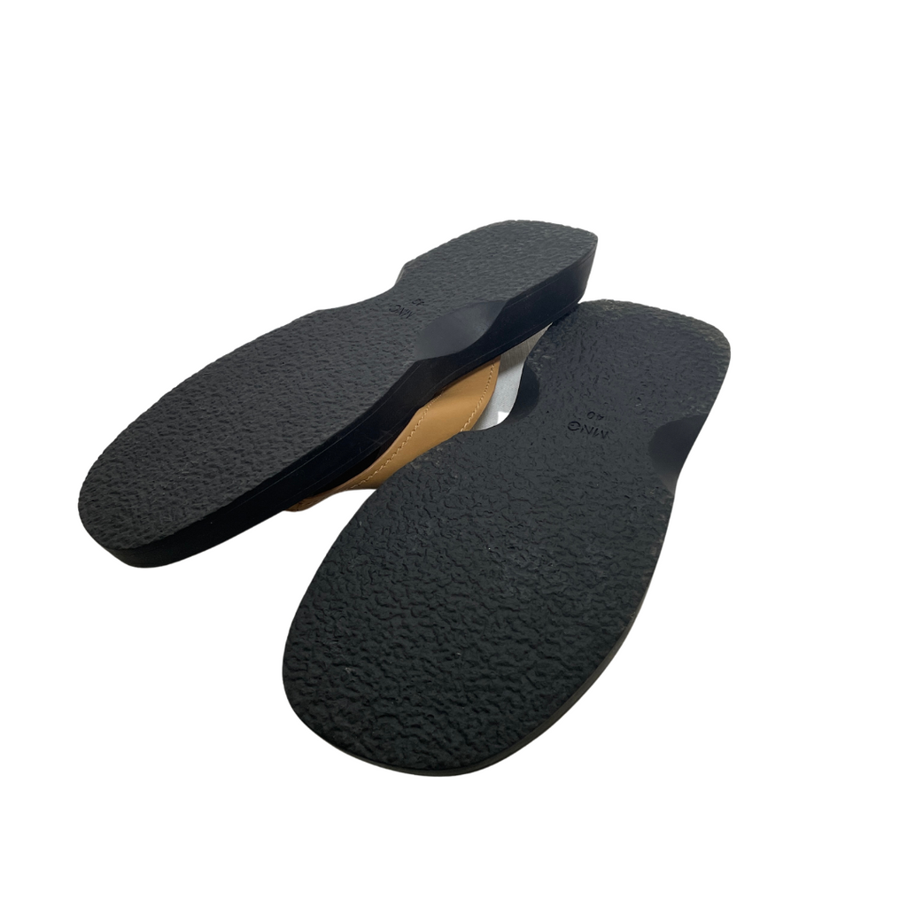Mango Tan 'Tati' Platform Sandals | Brand New |