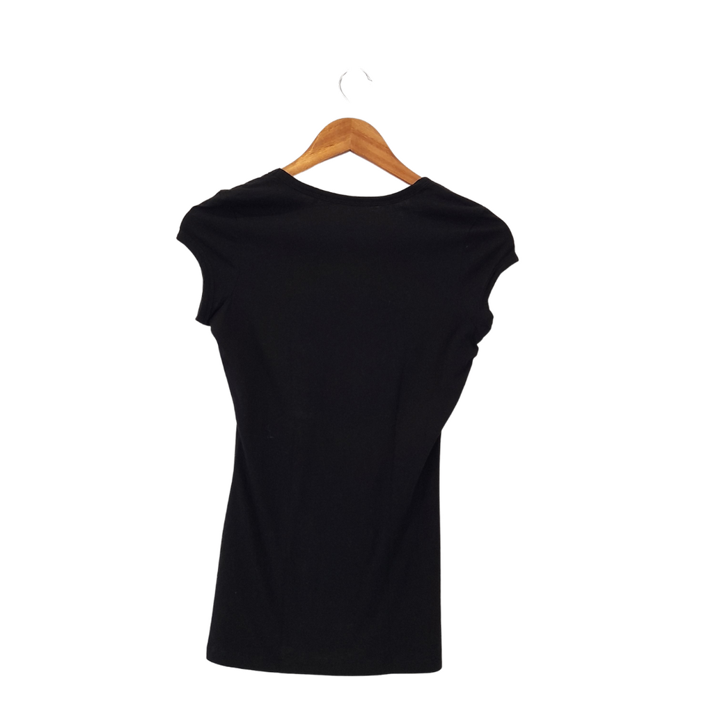 Guess Black and Gold Rhinestone Shirt | Gently Used |