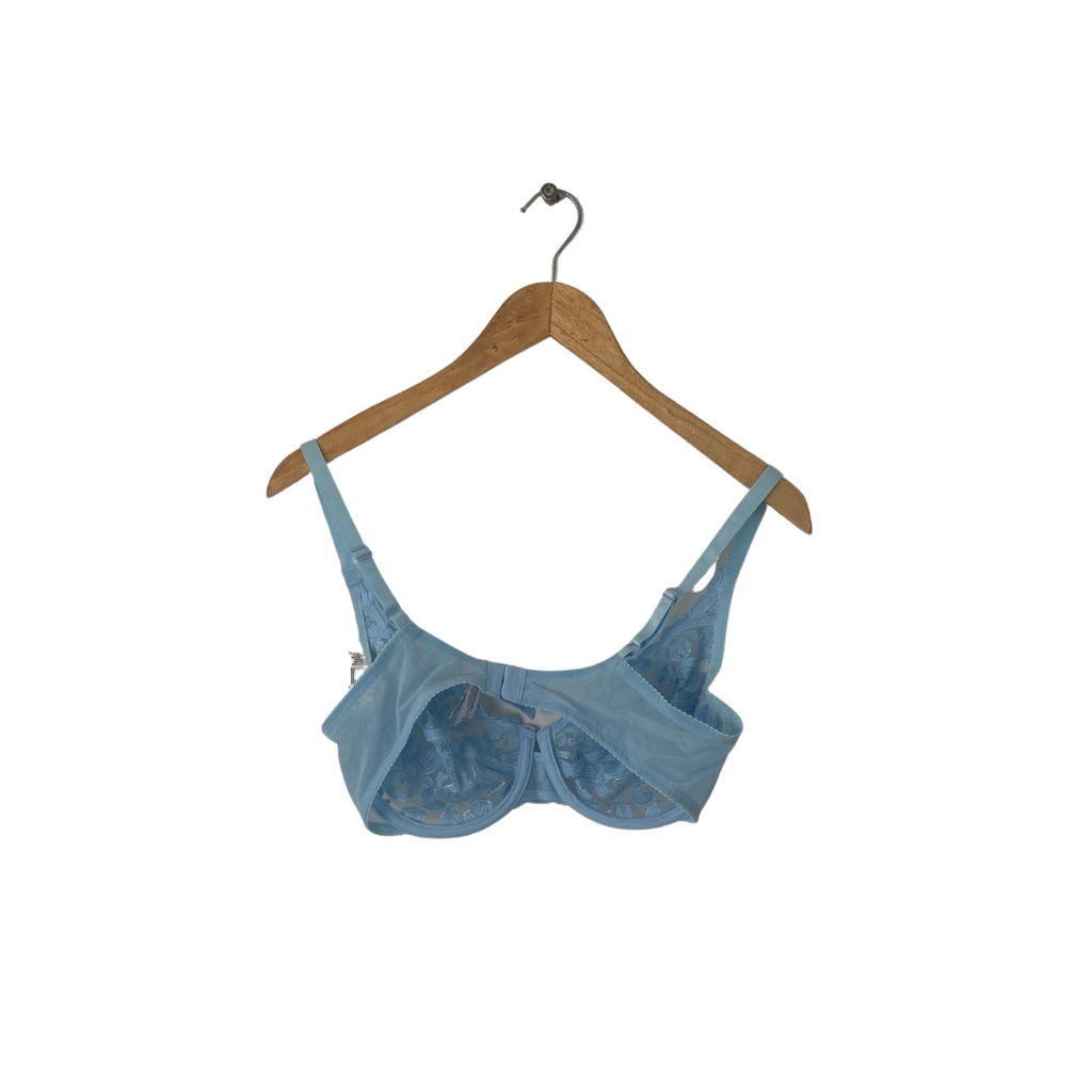 Wacoal Blue Sheer Embroidered Bra | Brand New |