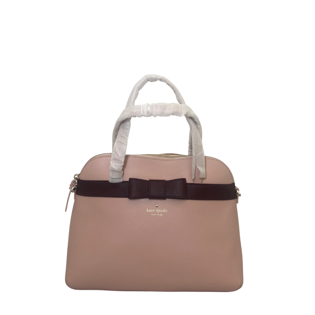 Kate Spade Pink 'Julita Kirk Park' Leather Satchel | Brand New |
