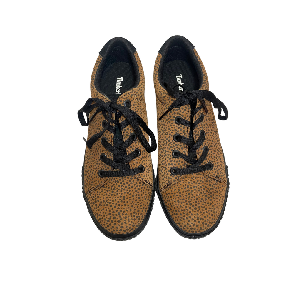 Timberland Brown Animal Print Sneakers | Brand New |