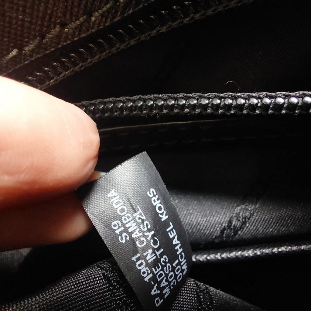 Michael Kors Black Leather Cynthia Tote Bag | Gently Used |