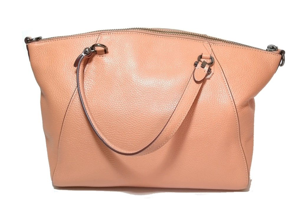 Coach Peach Leather Satchel 