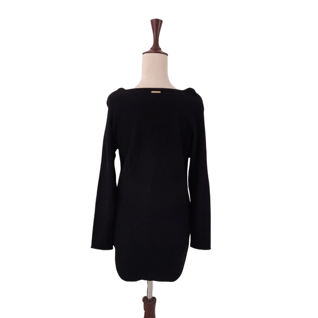 Michael Kors Black Knit Side Zip Sweater | Gently Used |