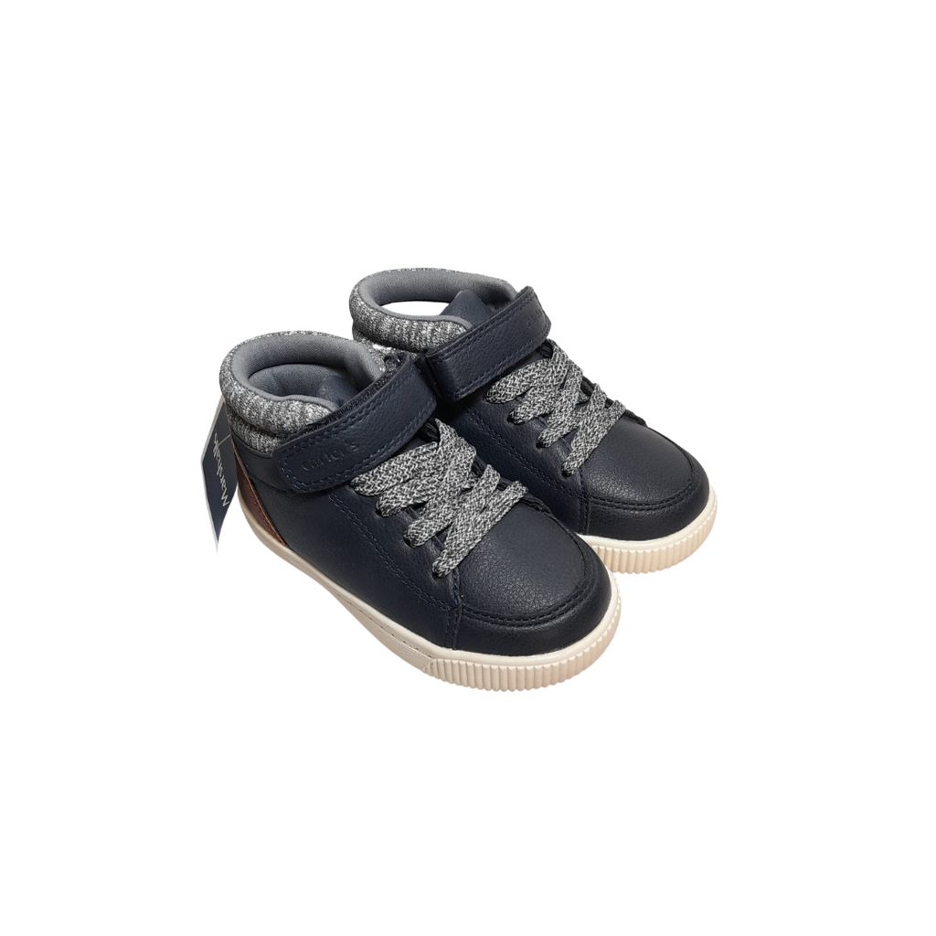Carter's Navy High-top Shoes (size 7) | Brand New |