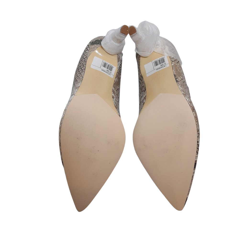 Dune 'Anna' Snakeskin Printed Pointed Pumps | Brand New |