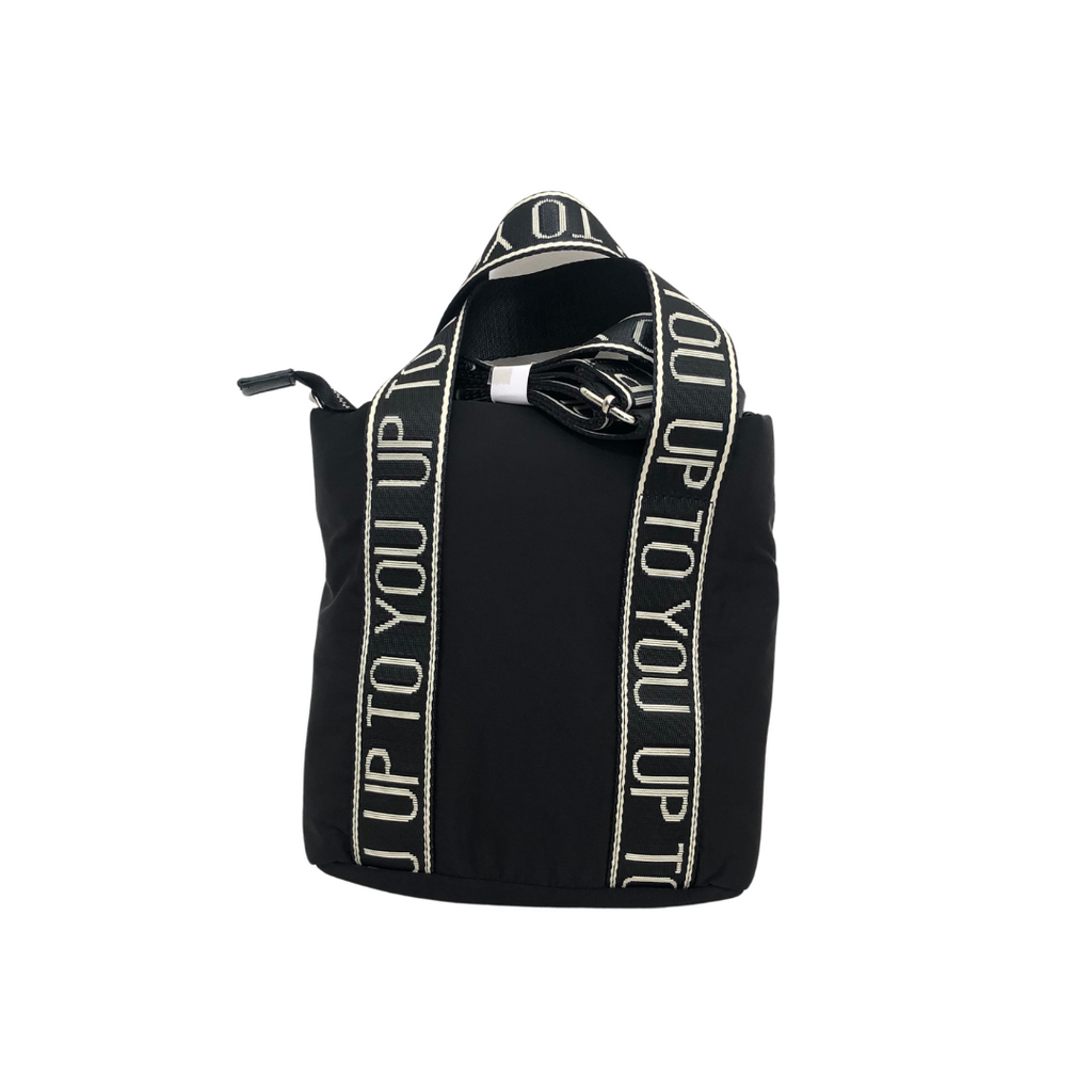 ZARA Black Nylon 'Up To You' Convertible Crossbody Bag | Brand New |