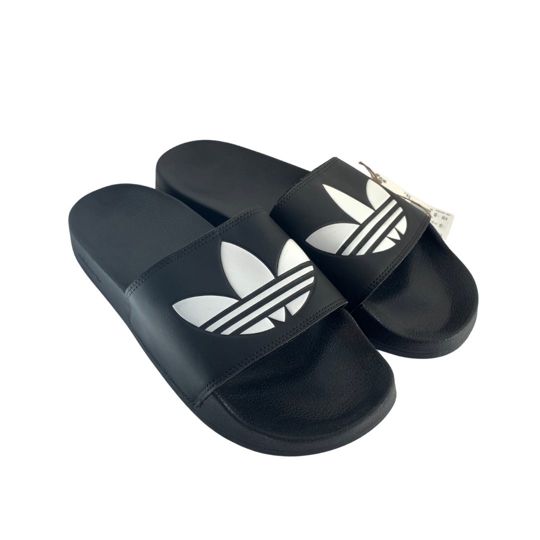 Black Men's Adilette Sandals Adidas ADILETTE BOOST Slides