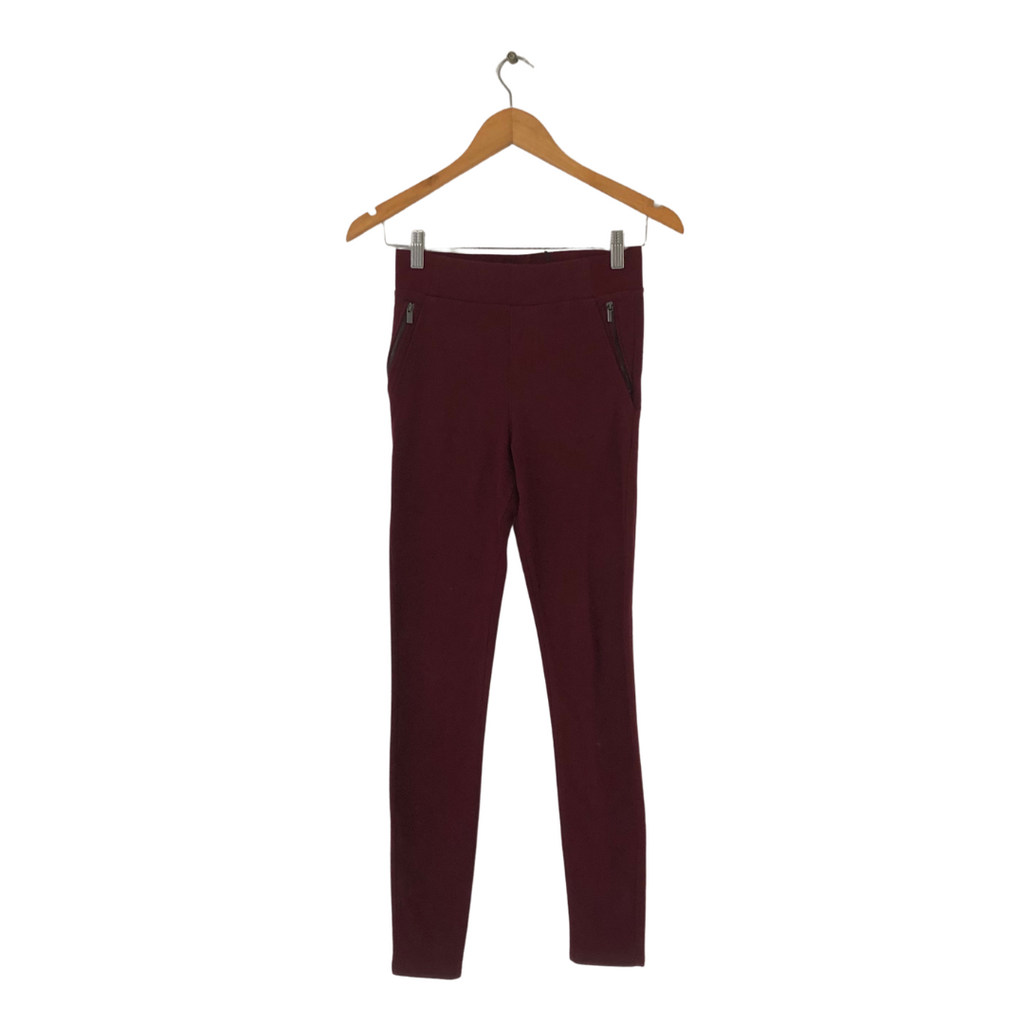 Bershka Maroon Leggings | Gently Used |