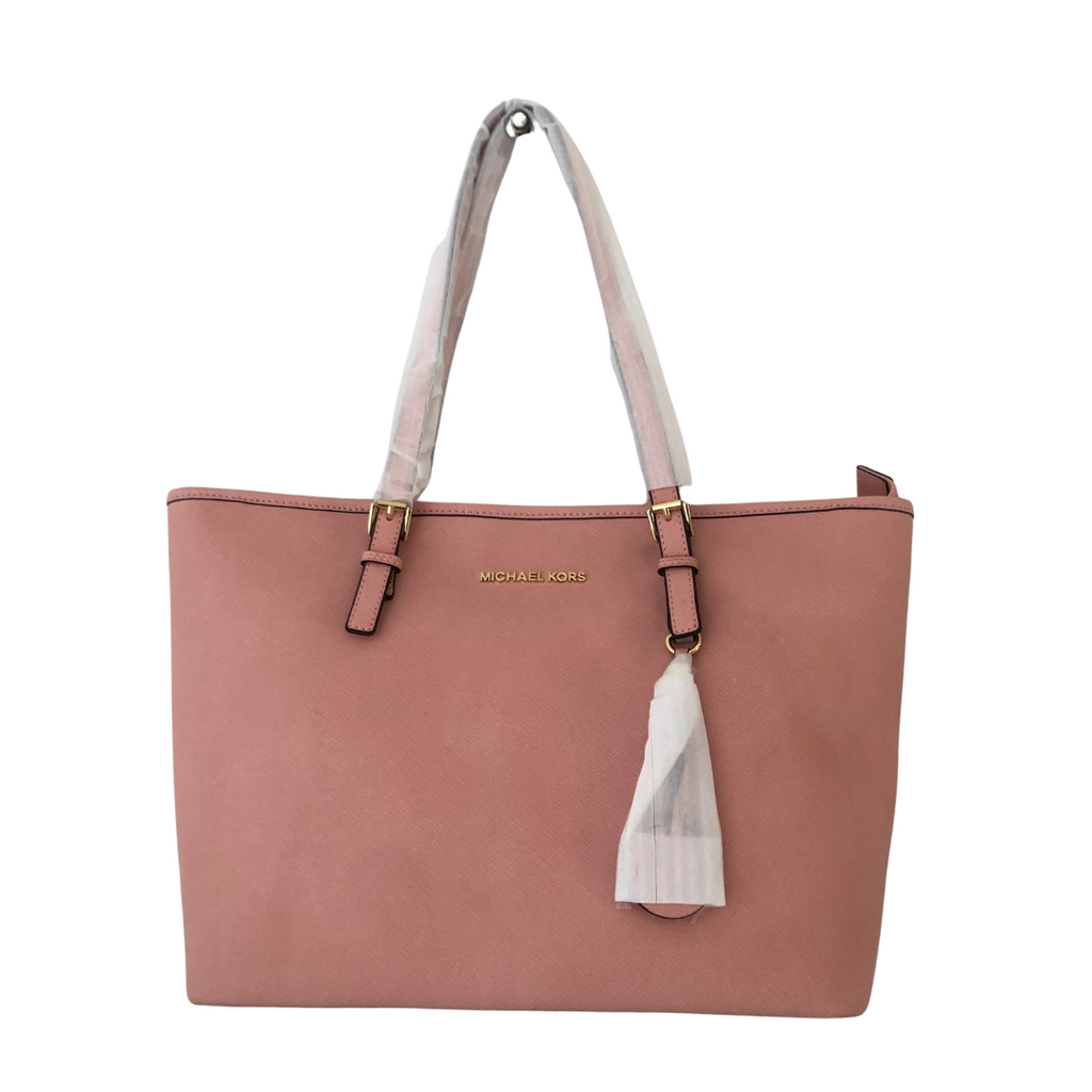 Michael Kors Pale Pink Jet Set Leather Tote | Brand New |
