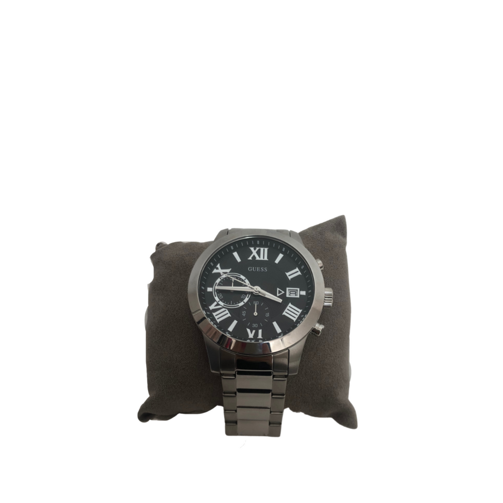 Guess Silver Stainless Steel Men's Watch | Brand New |
