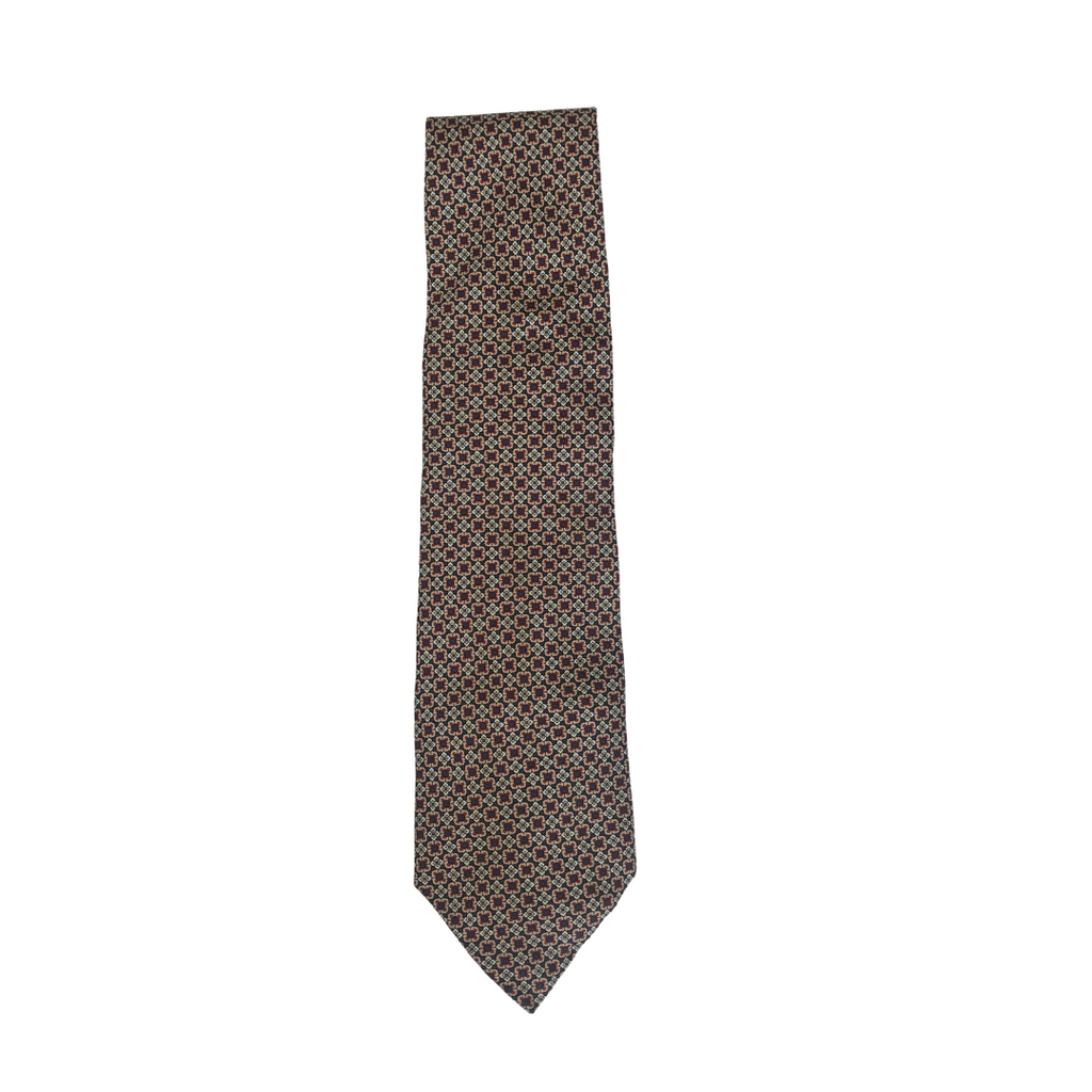 DIOR Vintage Floral Print Silk Tie | Like New |