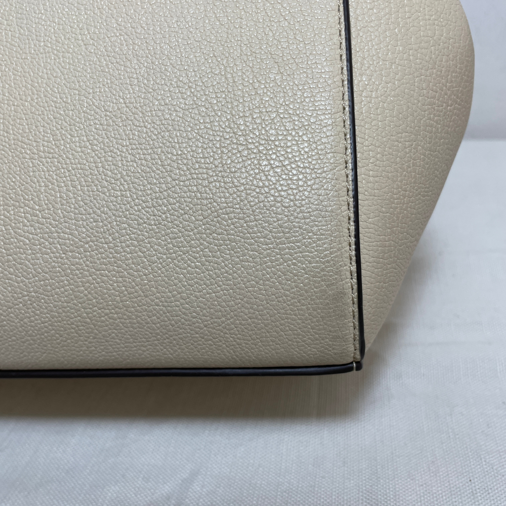 Tory Burch Cream Leather Juliette Satchel | Gently Used |