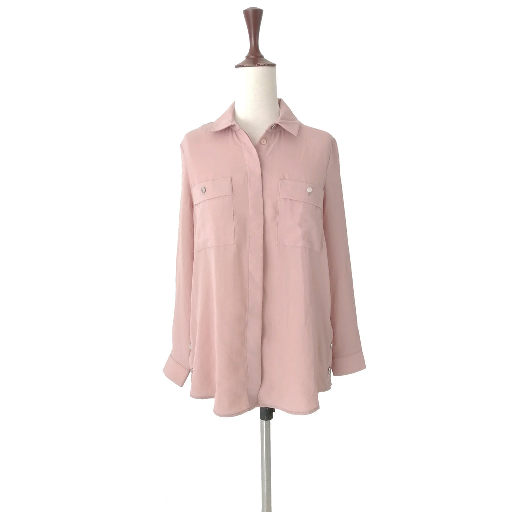 Wallis Blush Pink Collared Shirt