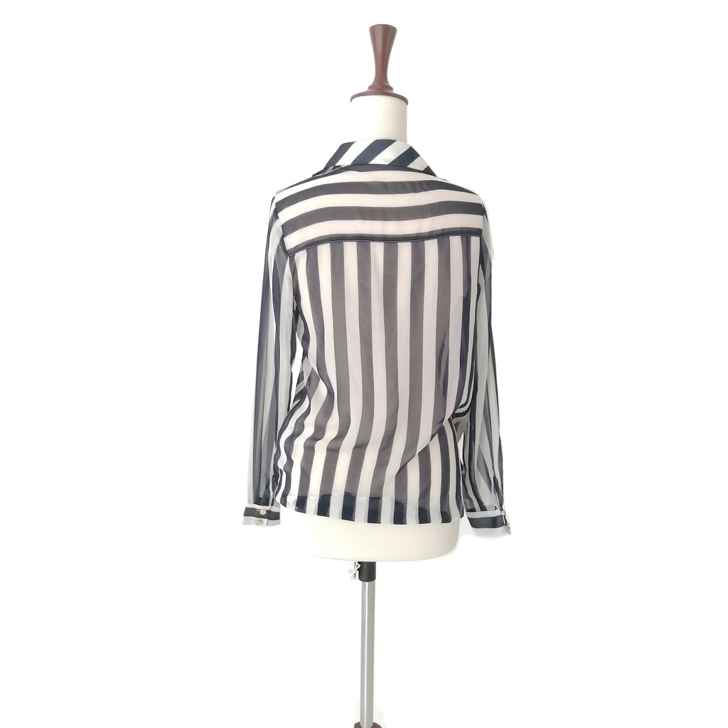 Oasis Cross-over Striped Top