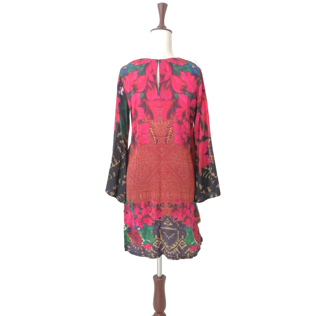 Sana Safinaz Red Printed Silk Tunic