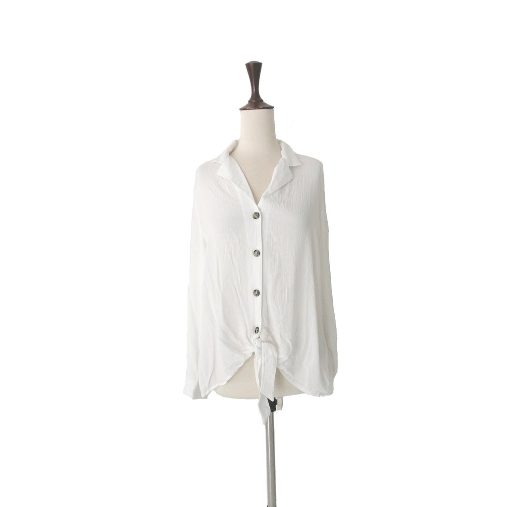 Dorothy Perkins White Button Down Shirt | Brand New |