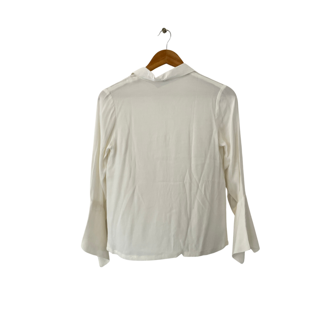 Sonia Butt White Collared Shirt | Gently Used |