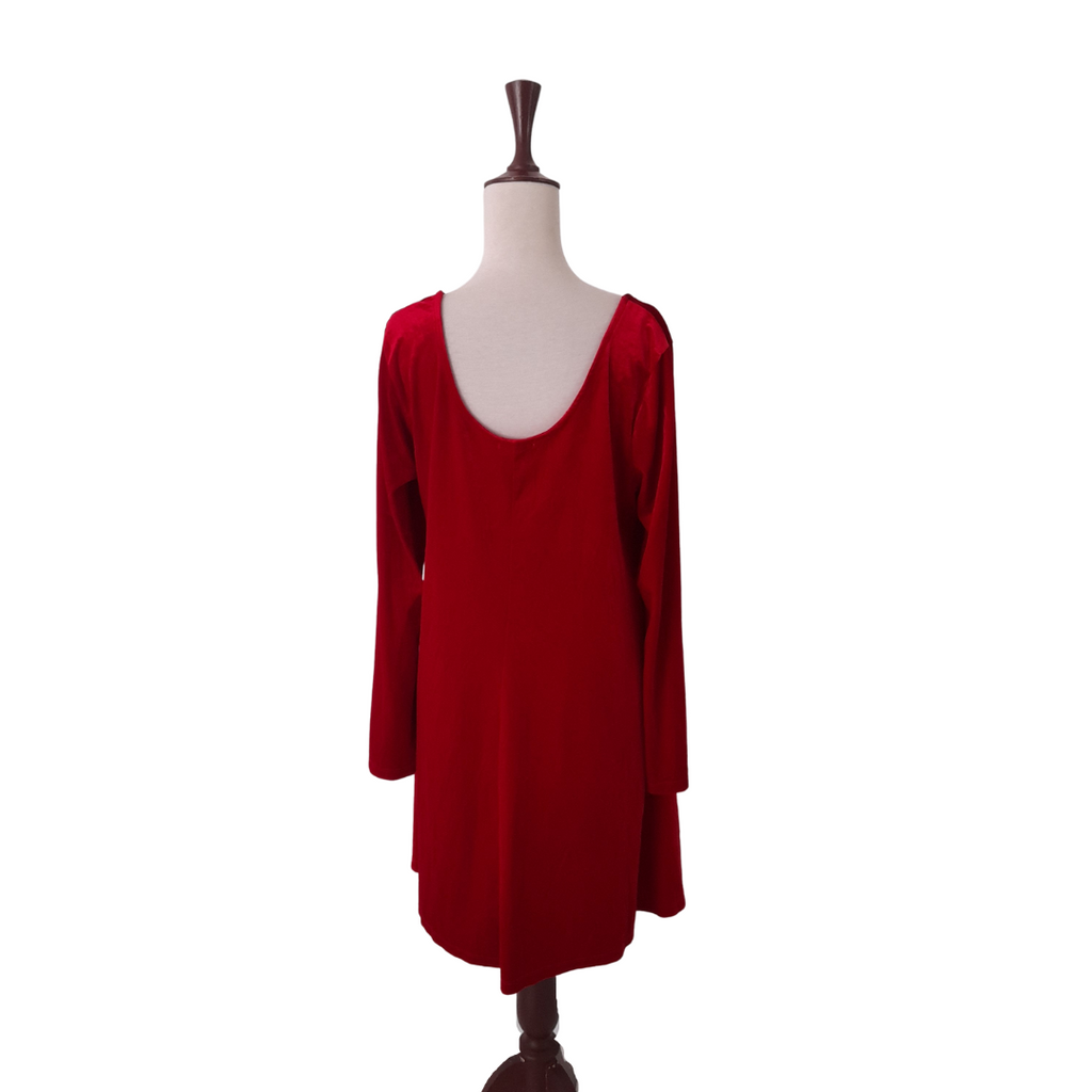 Copper Key Red Velvet Dress | Gently Used |
