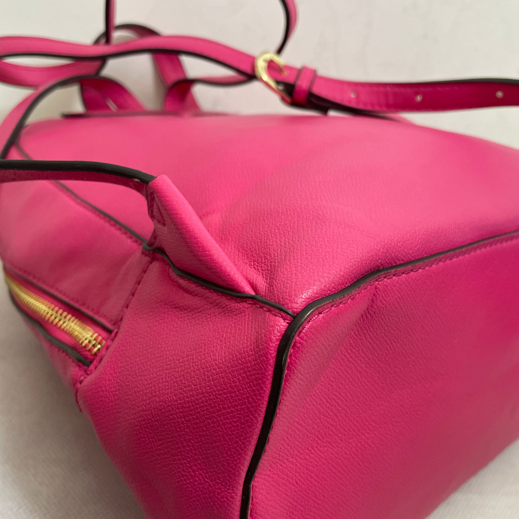 Guess Pink Logo Backpack | Pre Loved |