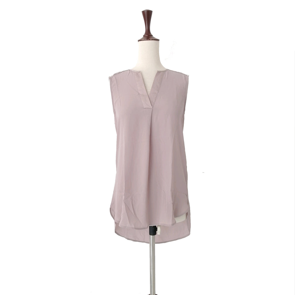 H&M Taupe Sleeveless Top