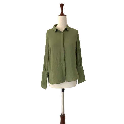 Max Olive Green Blouse | Brand New |