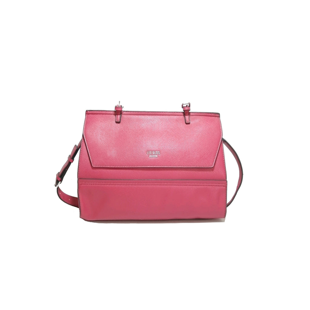 Guess Red Leatherette Satchel