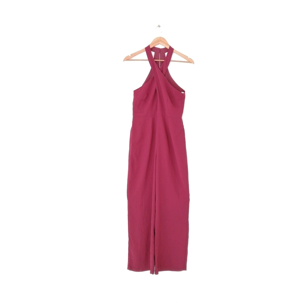 Forever 21 Maroon Jumpsuit
