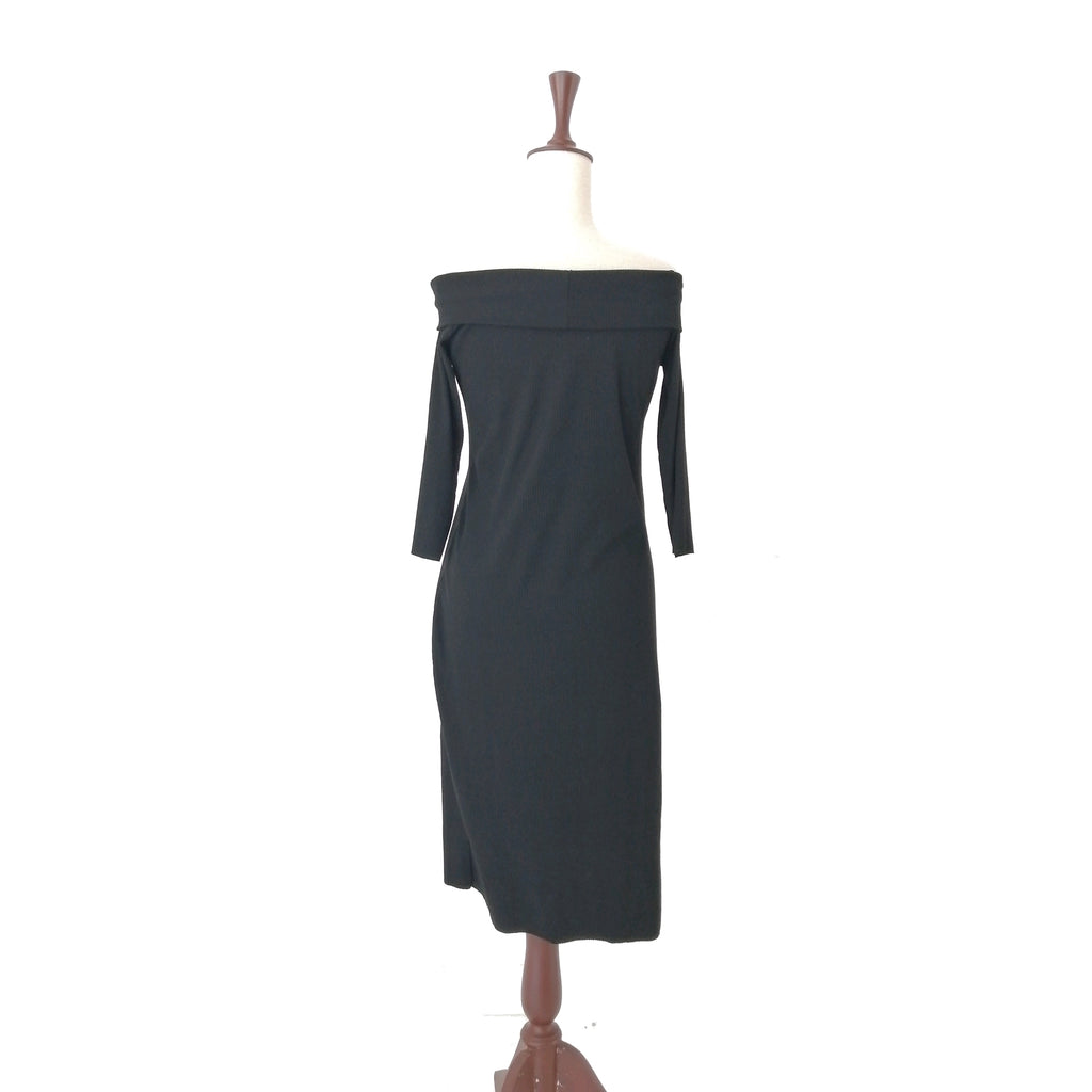 Mango Black Knit Dress