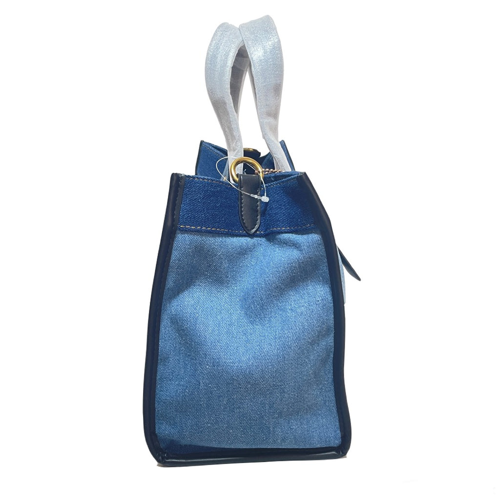 Coach Denim Field Tote & Pouch | Brand New |