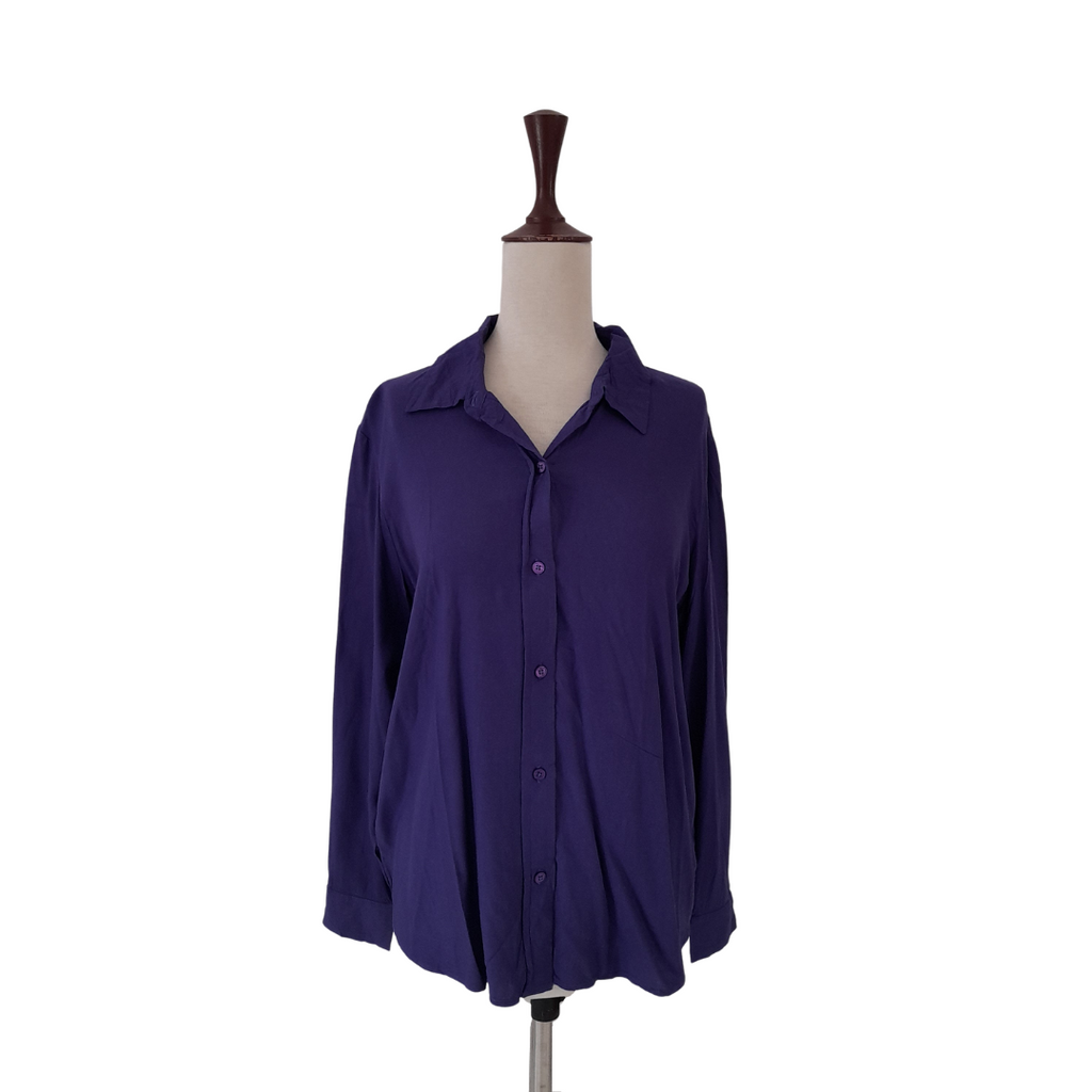 Blair Purple Soft Collared Shirt | Pre Loved |