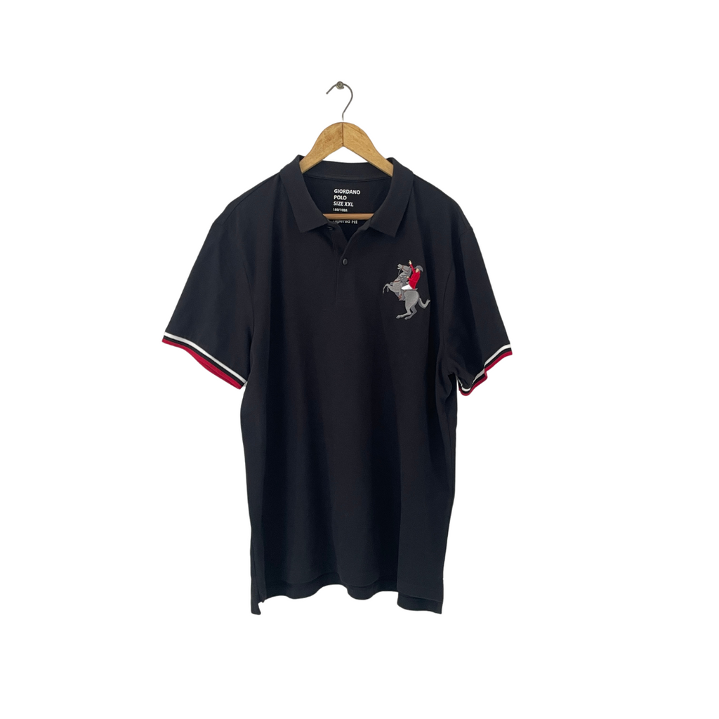 Giordano Men's Black Polo Shirt | Gently Used |