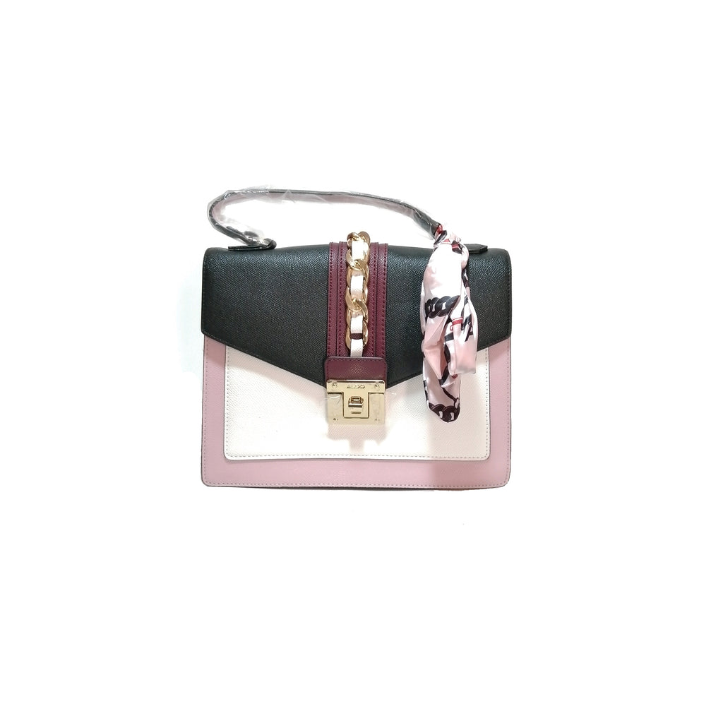ALDO 'GLENDAA" Tri-colour Pink Satchel