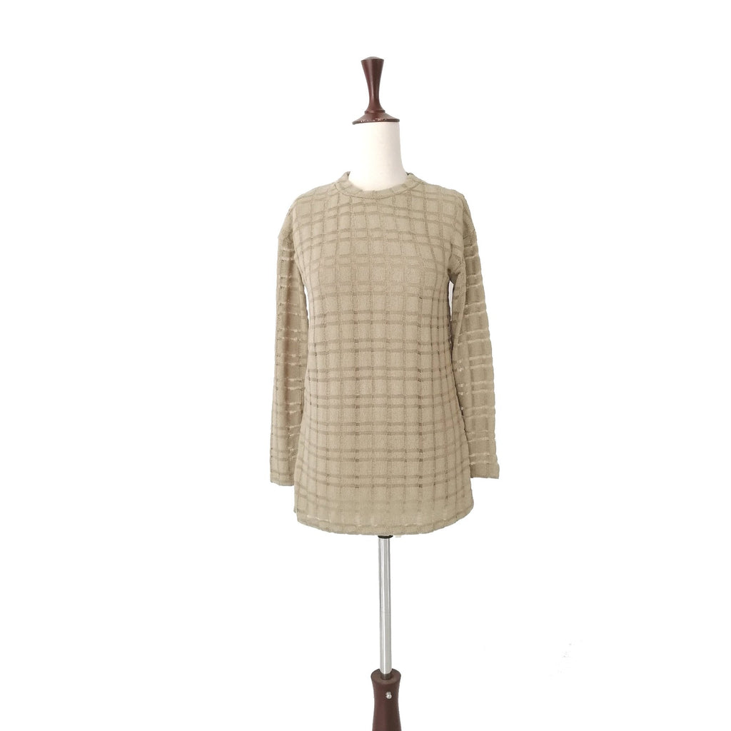 ZARA Beige Knit Sweater
