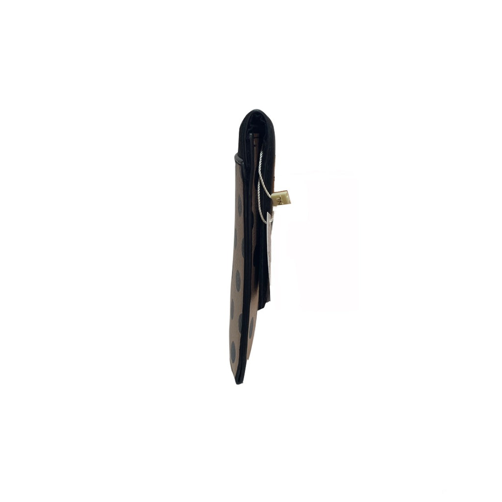 New Look Black Suede & Polka Dot Clutch | Brand New |
