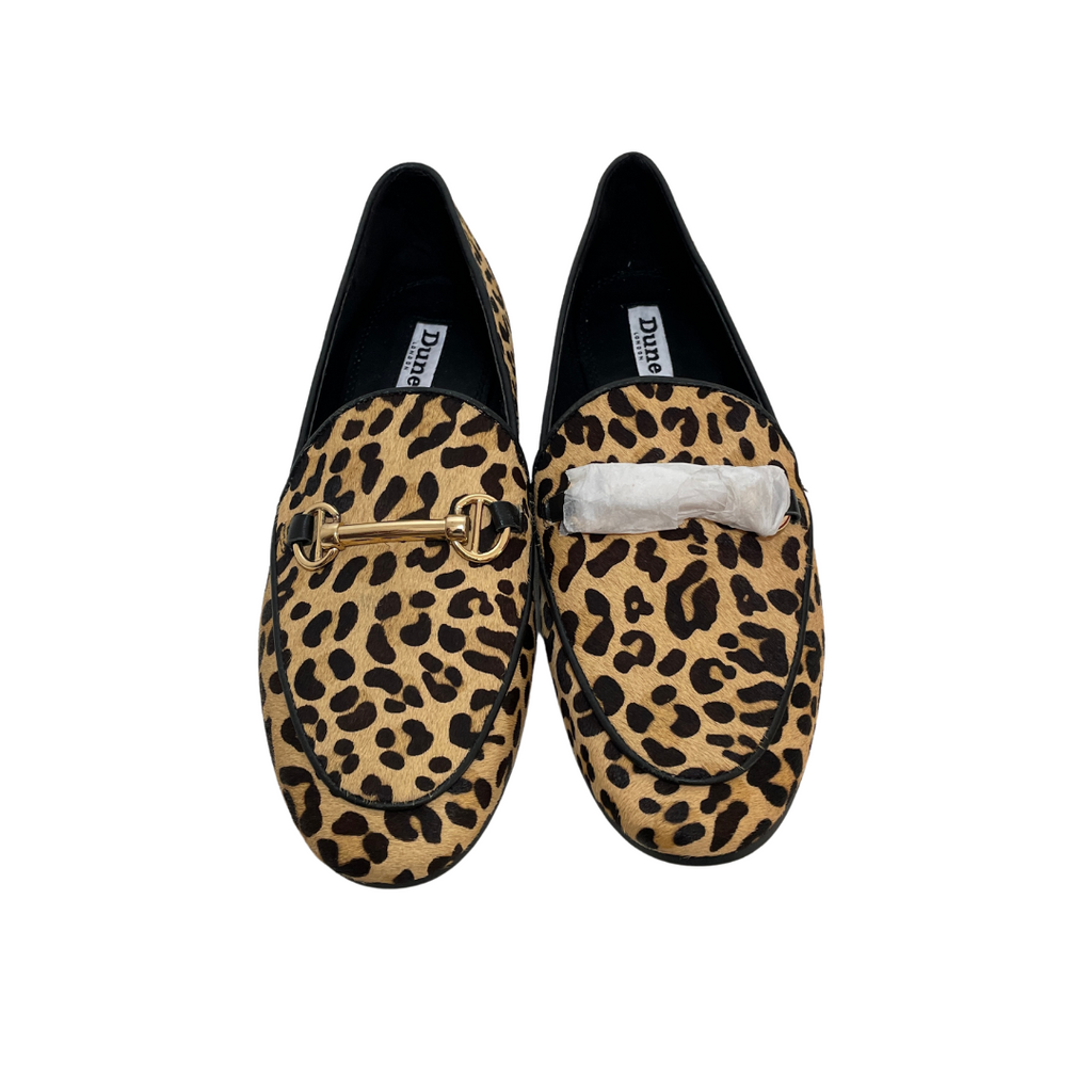DUNE 'GUILTT' Animal Print Loafers | Brand New |