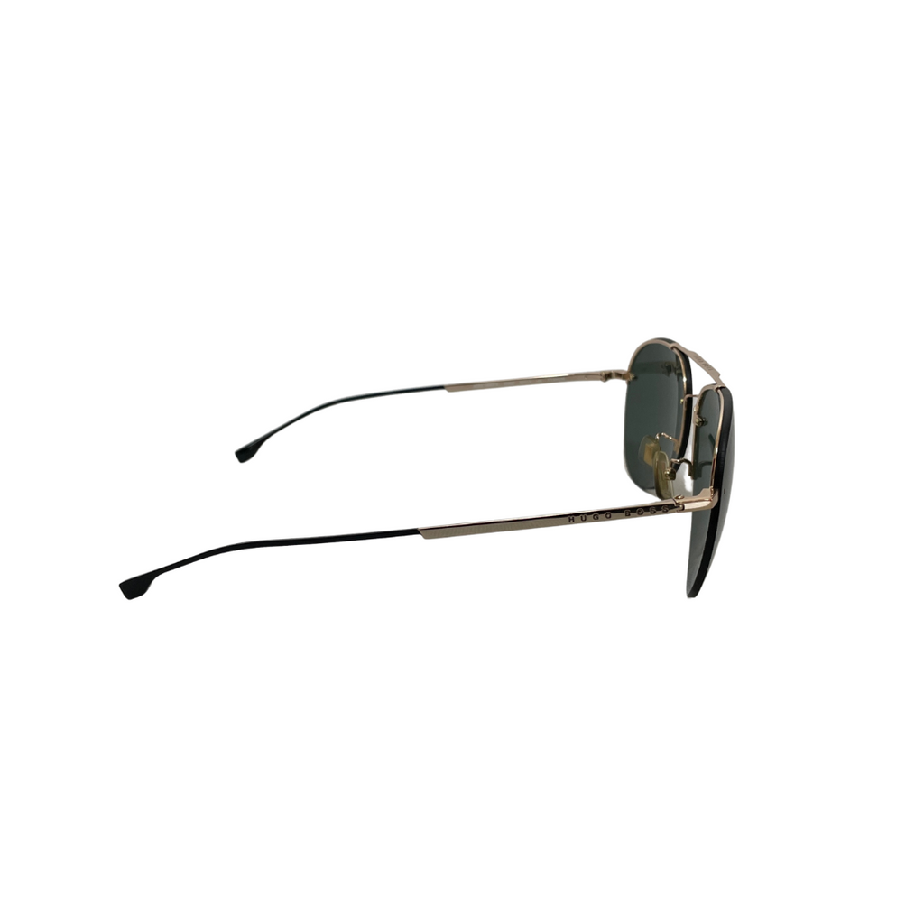 Hugo Boss Men's 1066F/S Black Rimless Aviator Sunglasses | Like New |