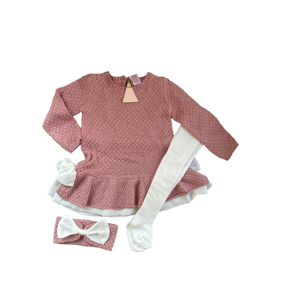 Catherine Malandro Pink Dress - 3 pieces (24 months) | Brand New |