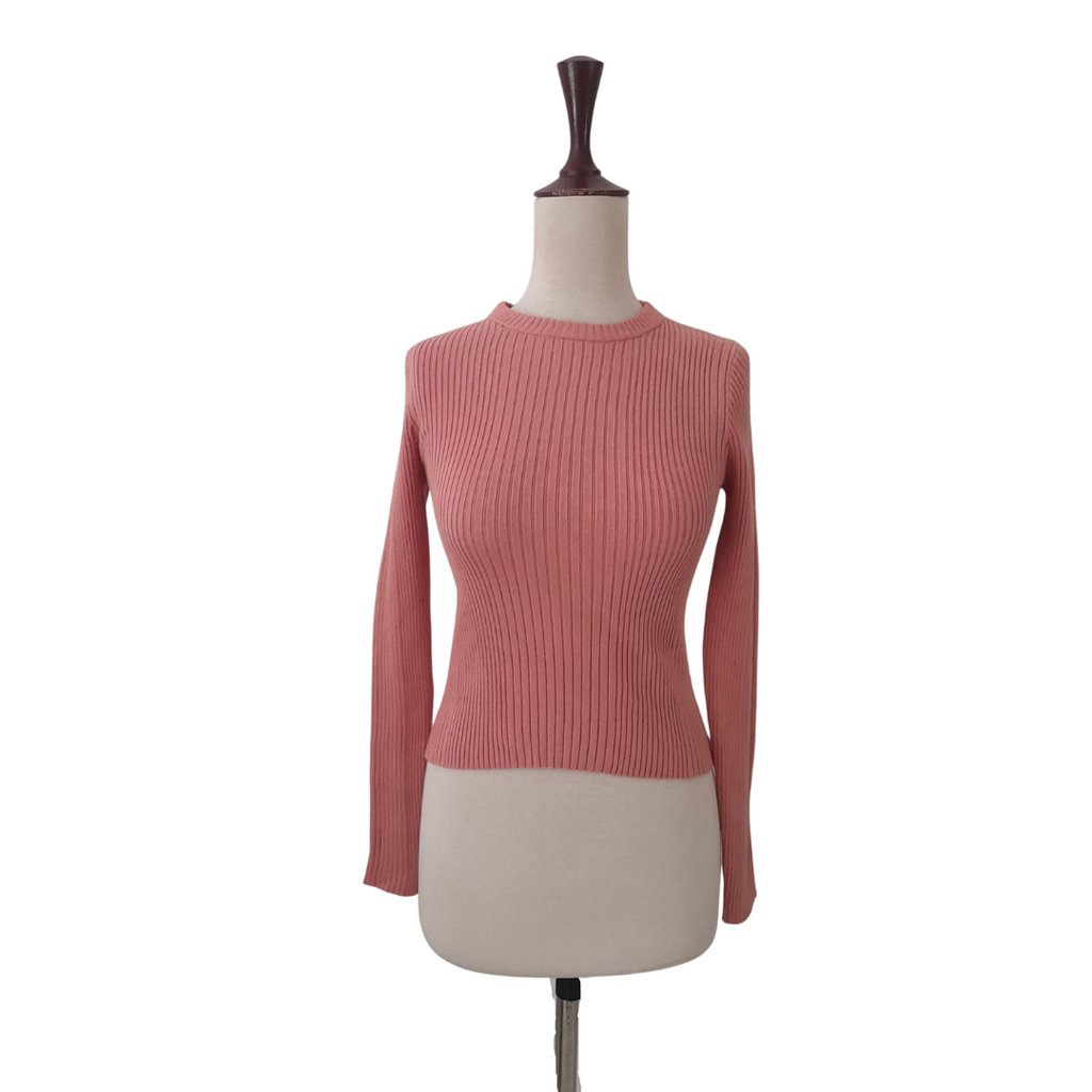 Forever 21 Peach Ribbed Sweater | Gently Used |