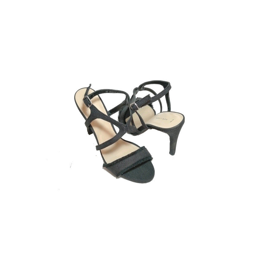 New Look Black Strappy Heels