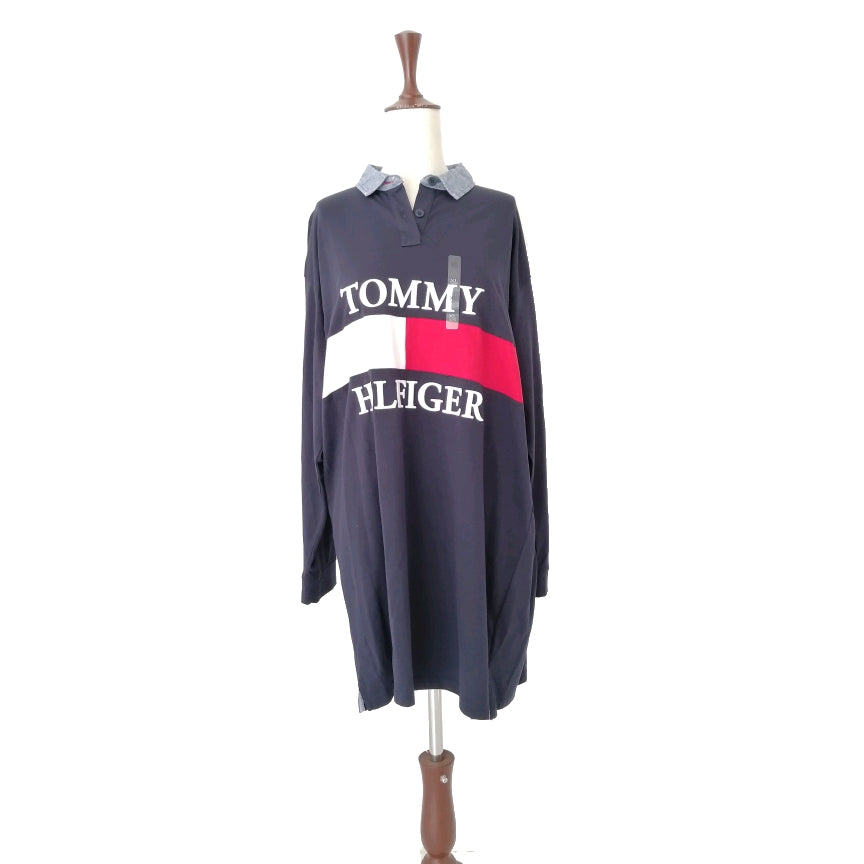 Tommy Hilfiger Navy Logo Dress