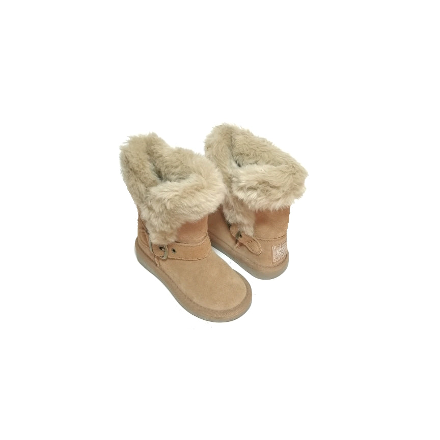 NEXT Brown Suede & Fur Boots (9 years)